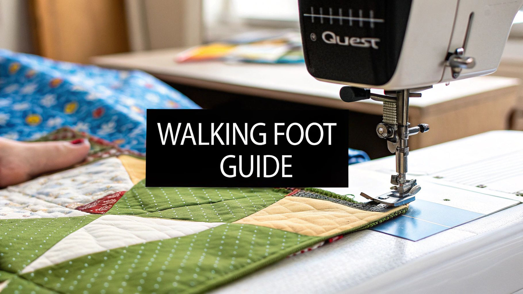 How to Use Walking Foot: A Quick Quilting Guide