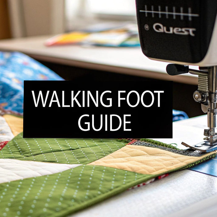 How to Use Walking Foot: A Quick Quilting Guide