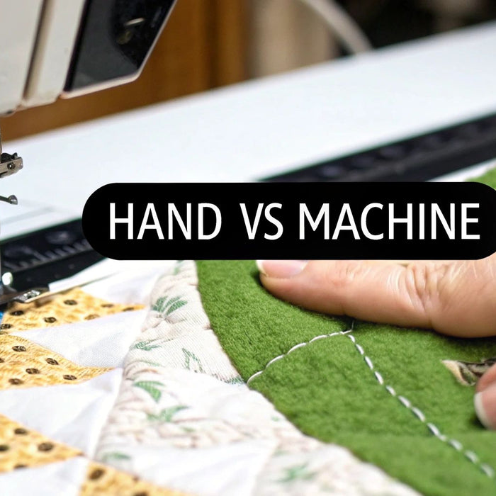 Hand Quilting vs Machine Quilting Choosing Your Method