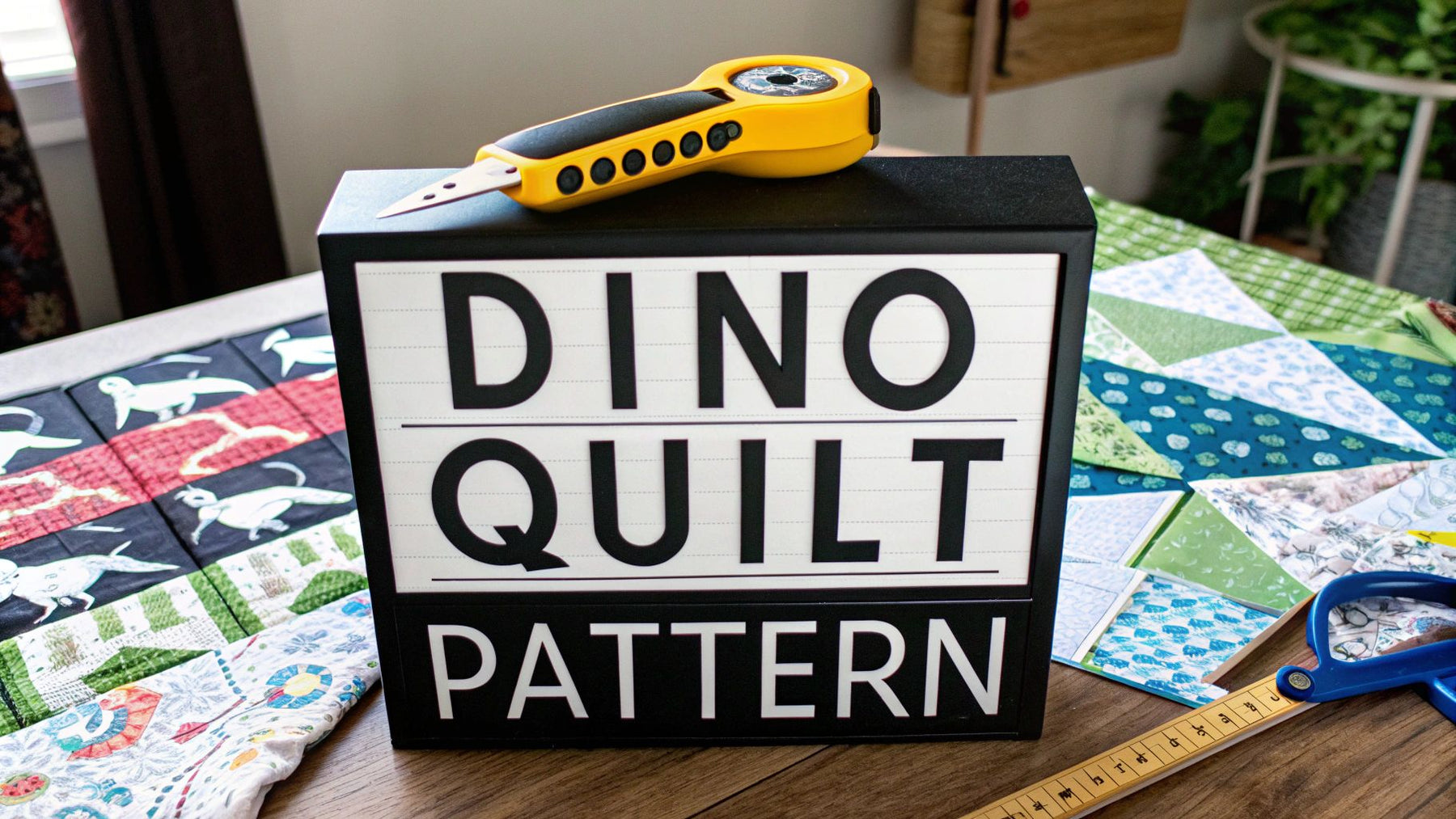 Create a Dino Quilt Pattern You'll Love