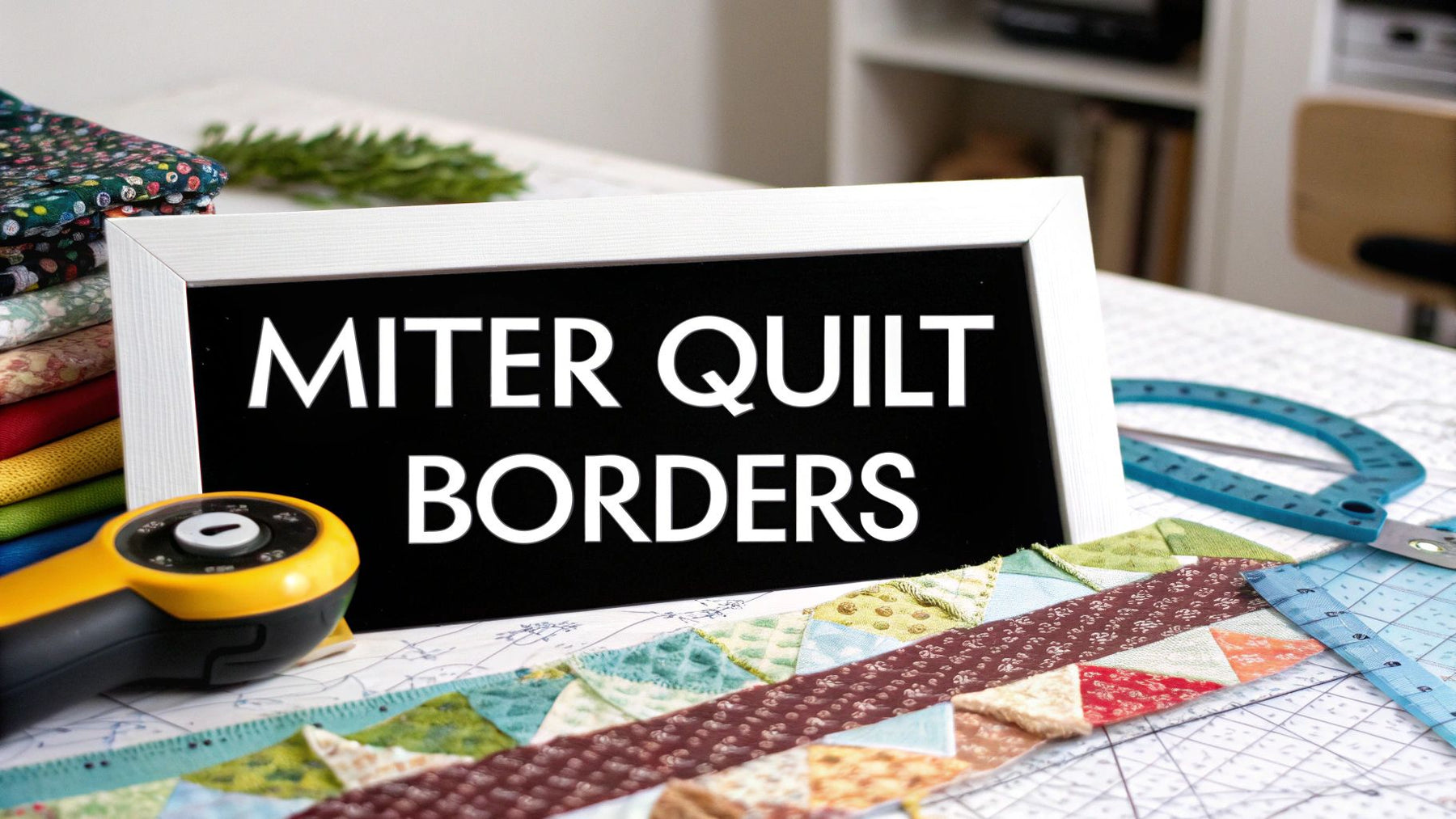 How to Miter Quilt Borders for a Perfect Finish