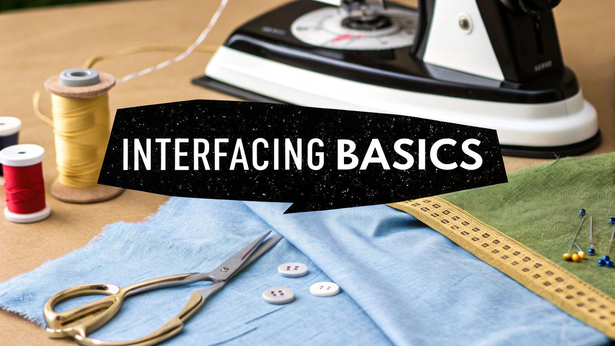 What Is Interfacing in Sewing and How to Use It — High Country Quilts