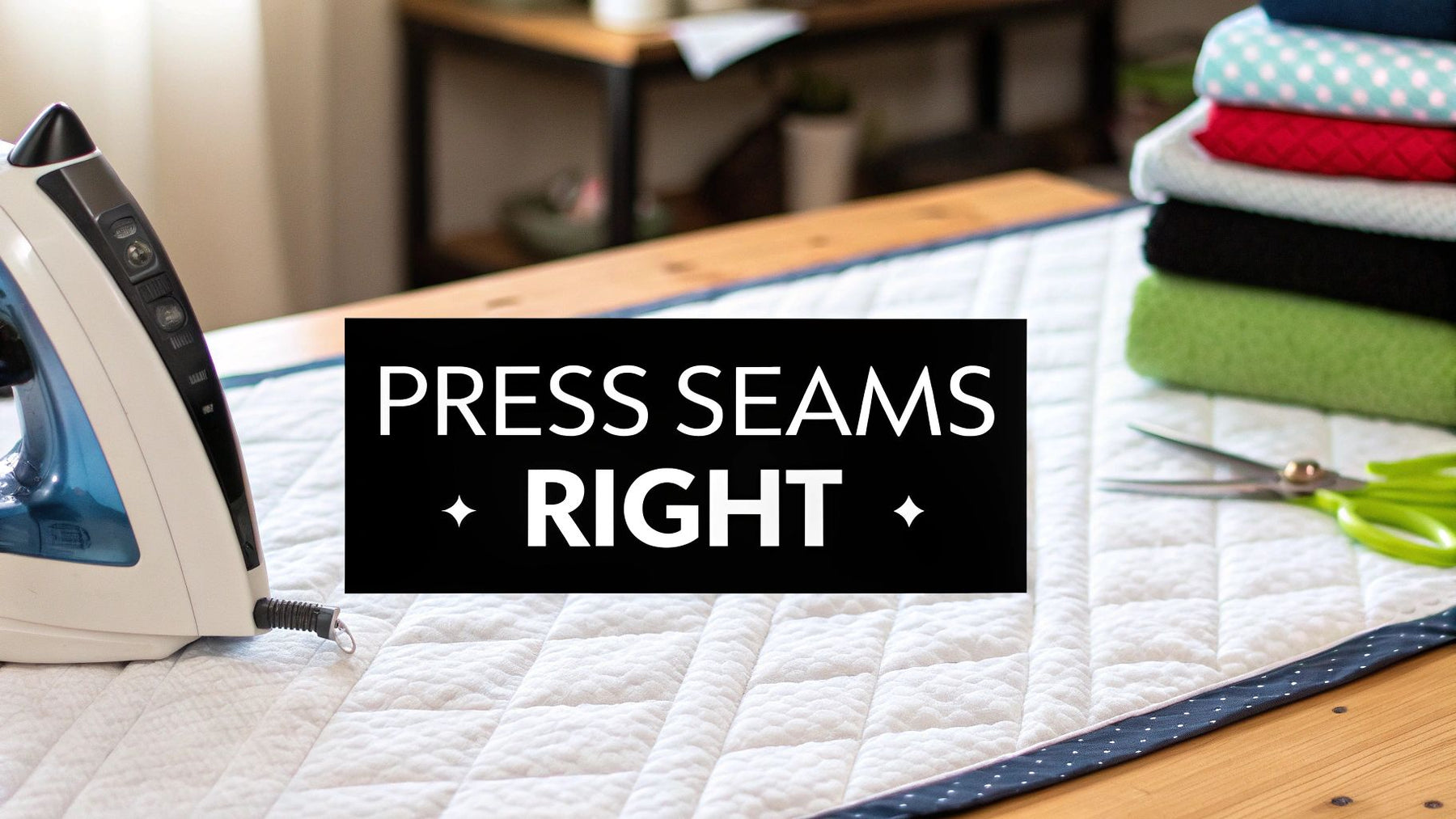 A Crafter's Guide on How to Press Seams