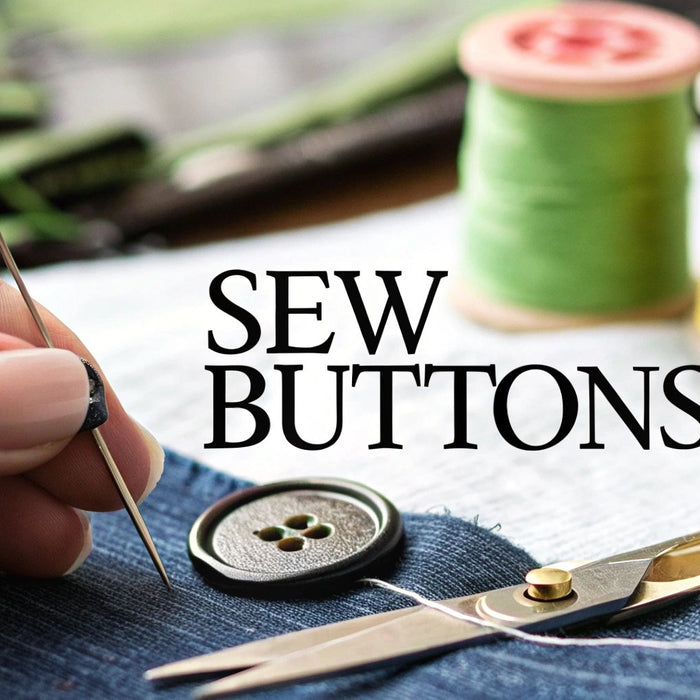 Learn how to sew buttons: Quick, Easy Fixes