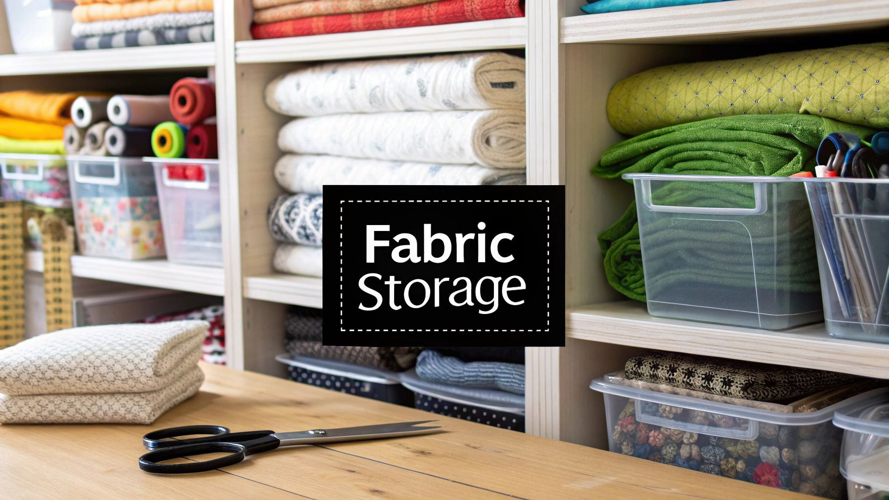 The Best Way to Store Fabric for a Perfect Stash