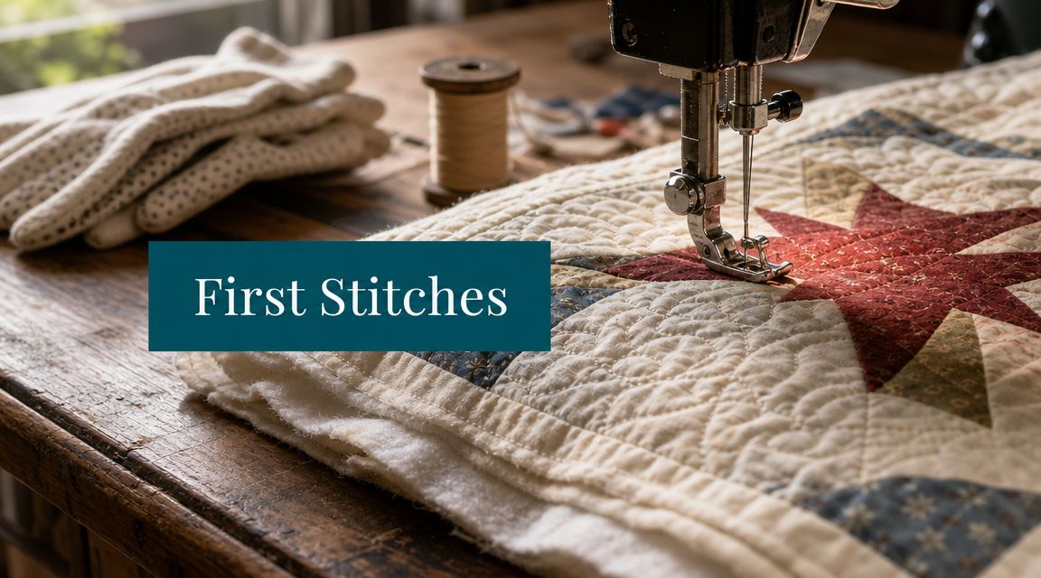 Free Motion Quilting Tips for Beginners: Your First Stitches