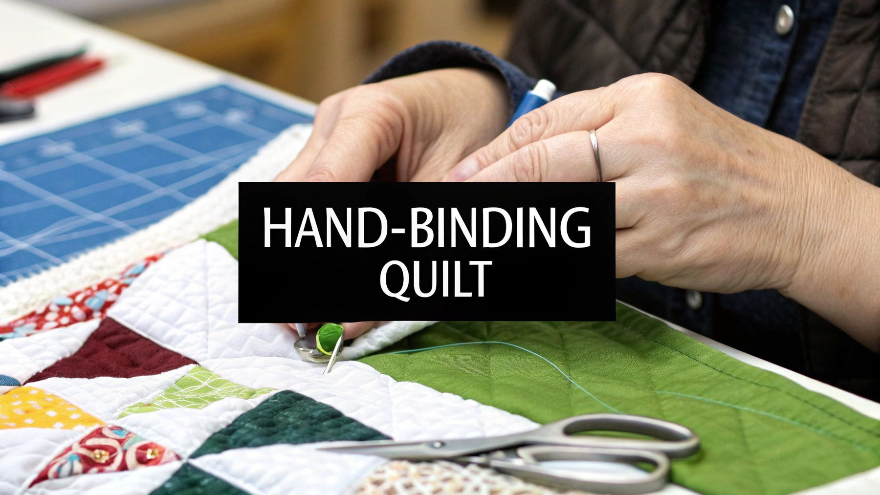 Mastering hand binding a quilt: a beautiful, durable finish
