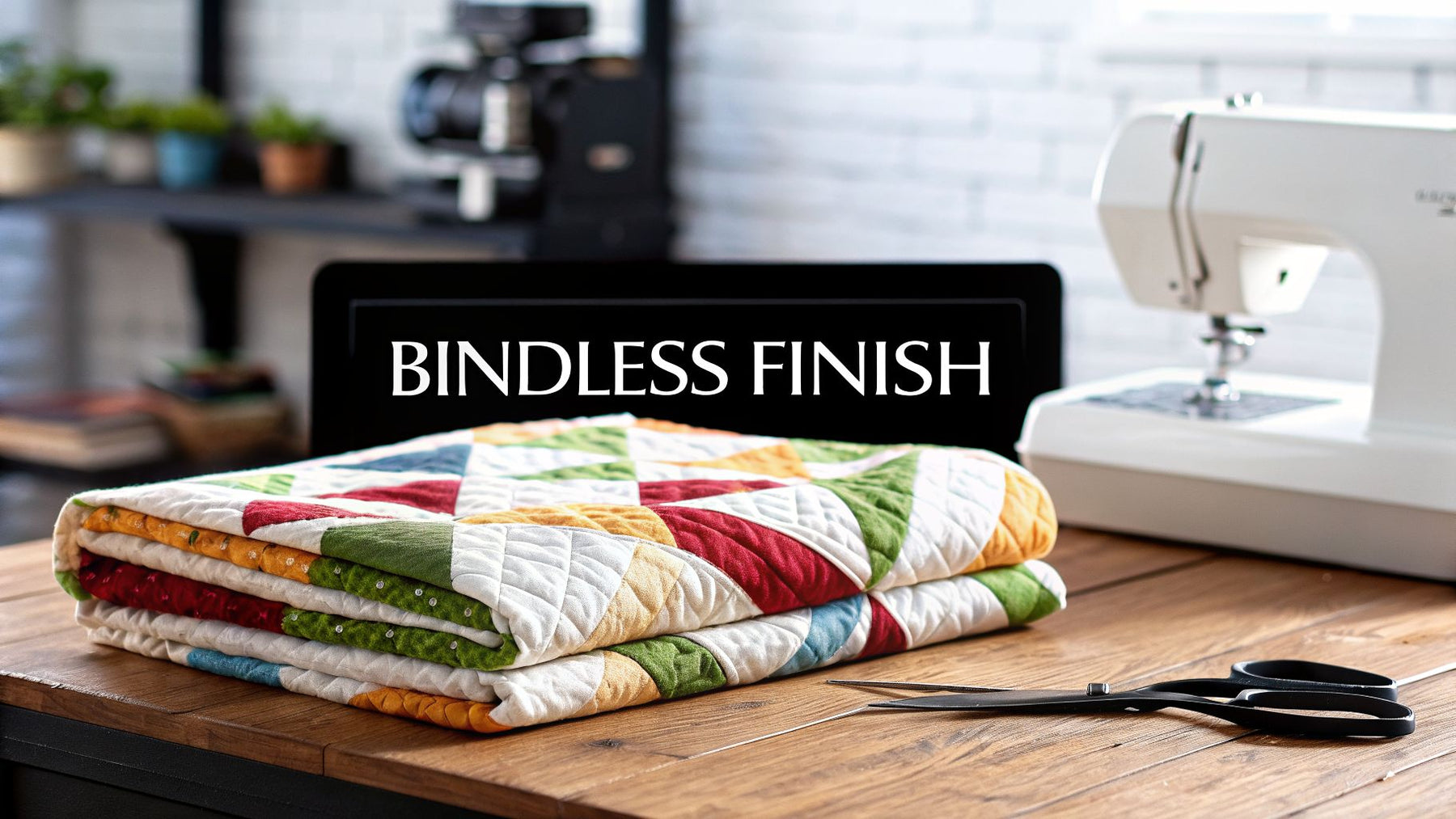 How to finish a quilt without binding: Quick, modern finishing options