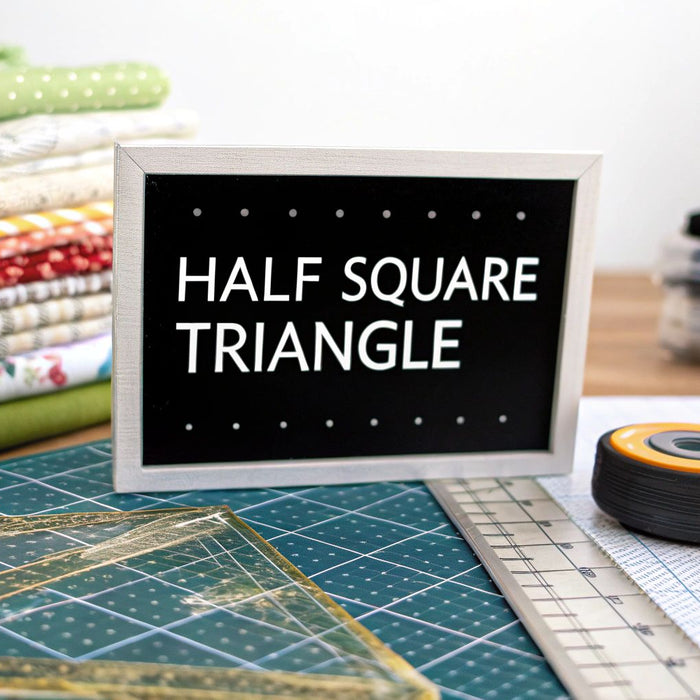 How to Make a Half Square Triangle a Complete Quilter's Guide