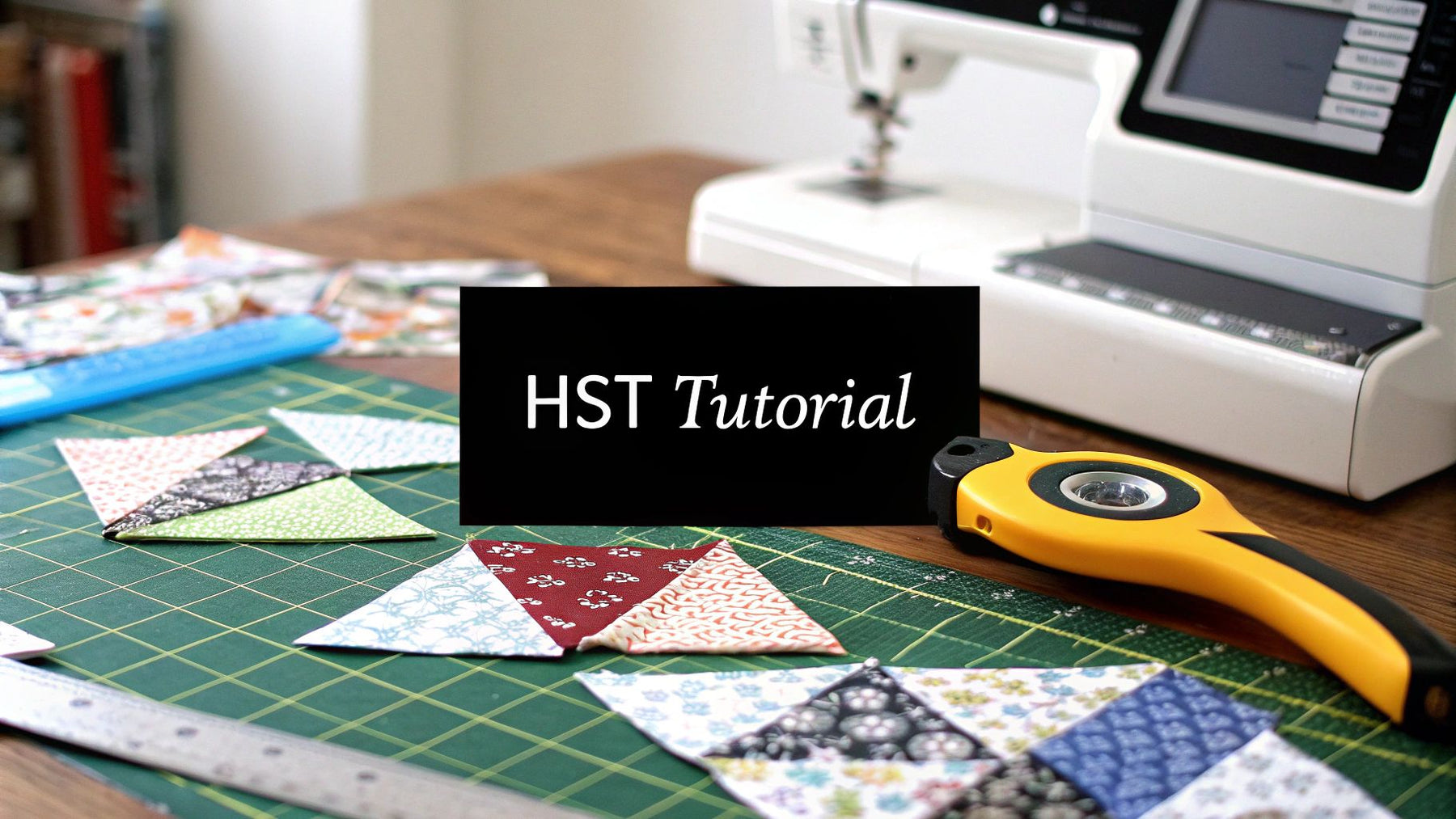 How to Make a Half Square Triangle a Beginner's Guide