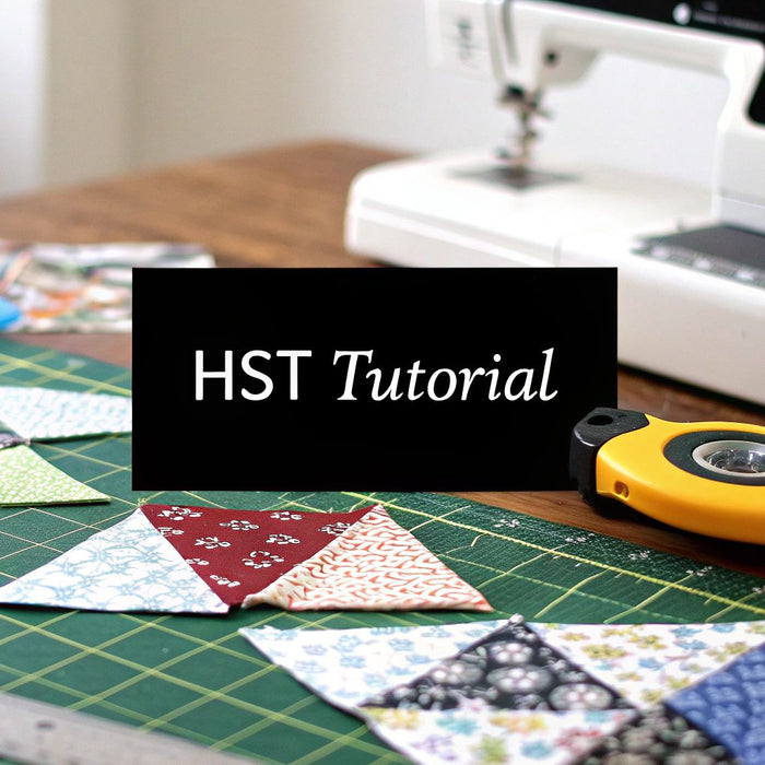 How to Make a Half Square Triangle a Beginner's Guide