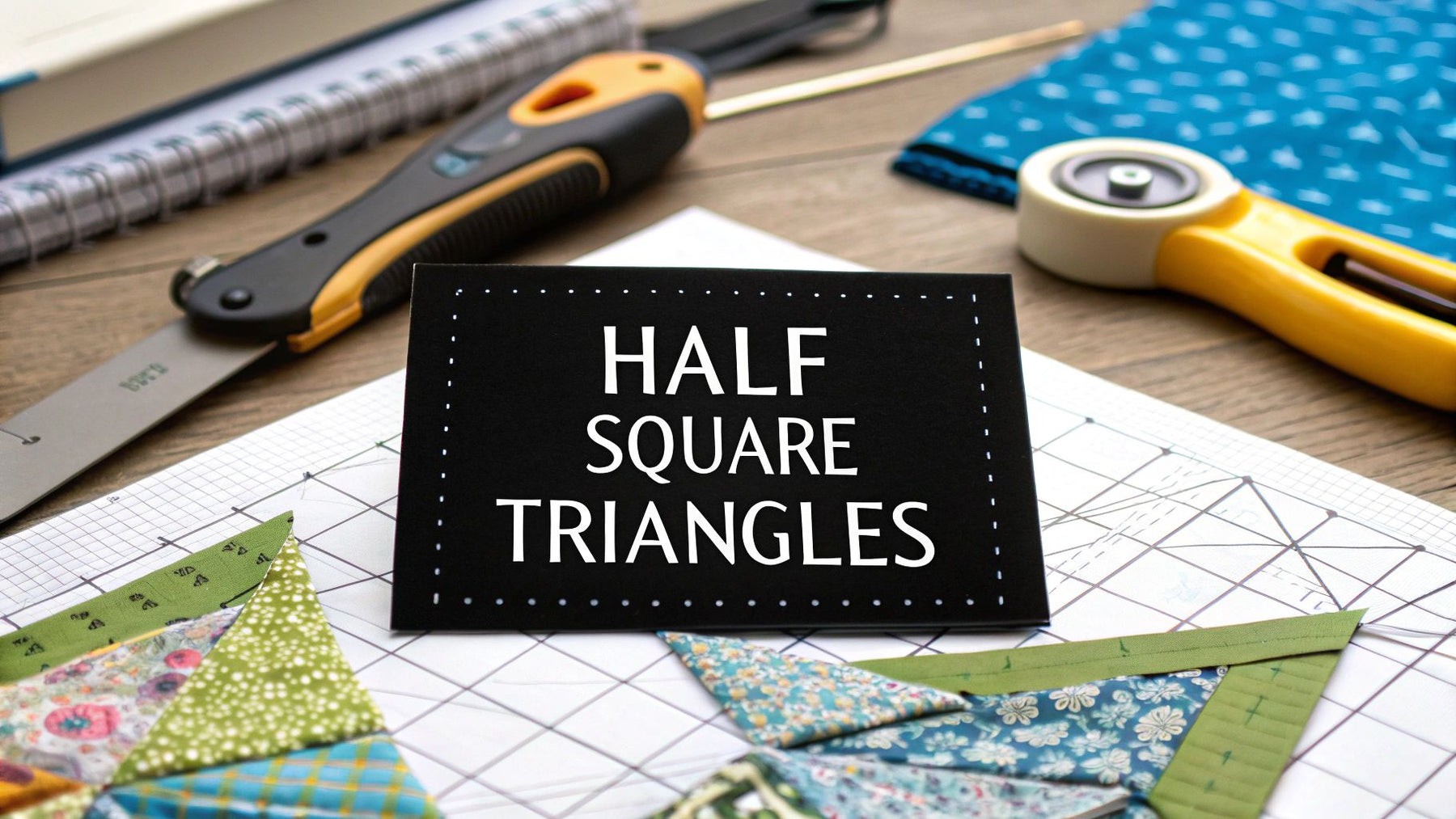 A Modern Guide on How to Make Half Square Triangles