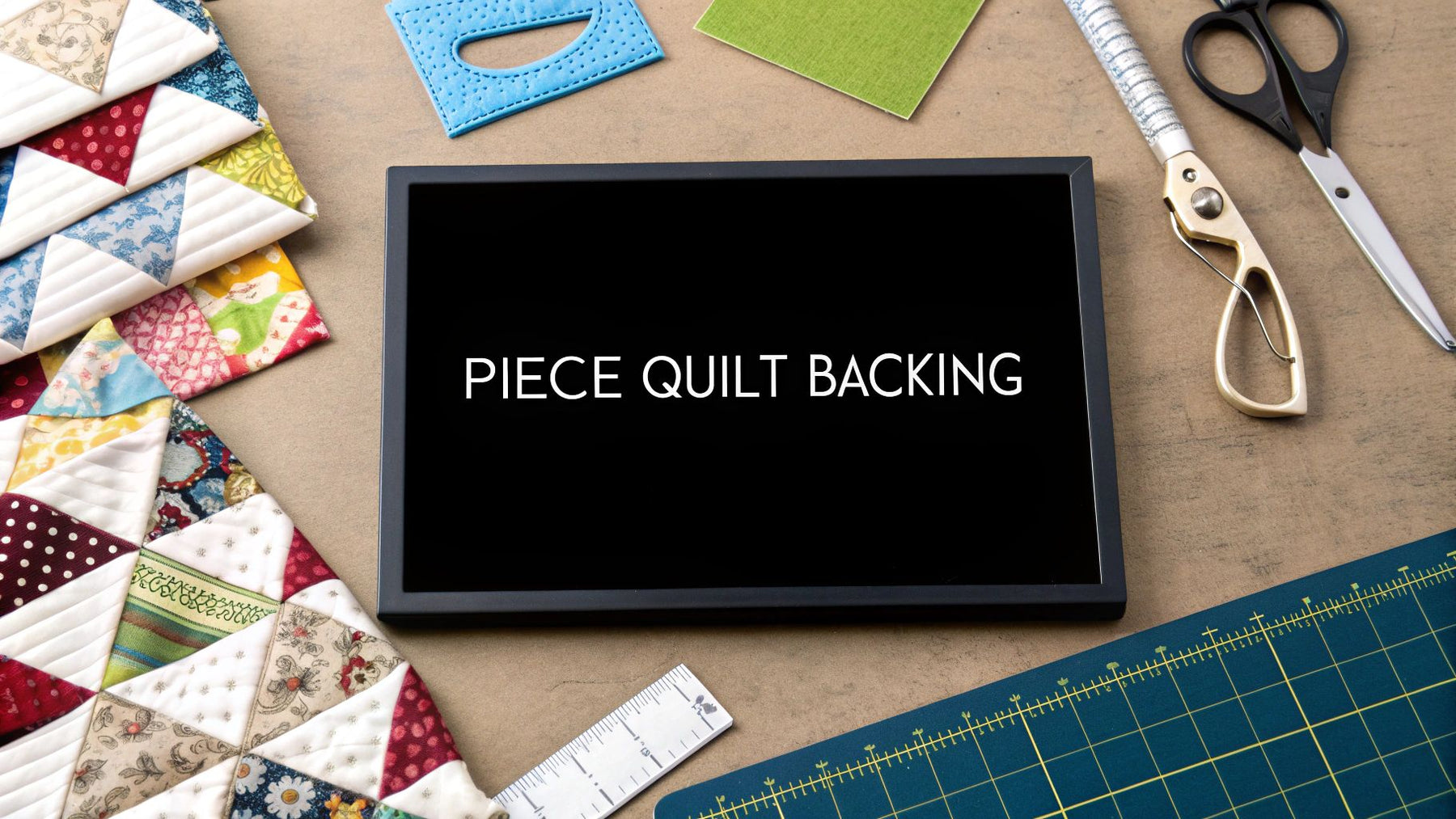 How to Piece Quilt Backing: how to piece quilt backing for modern quilters