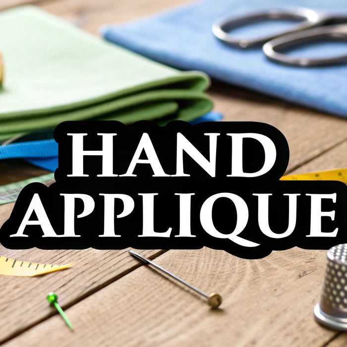 A Beginner's Guide to Hand Sewing: how to sew applique by hand