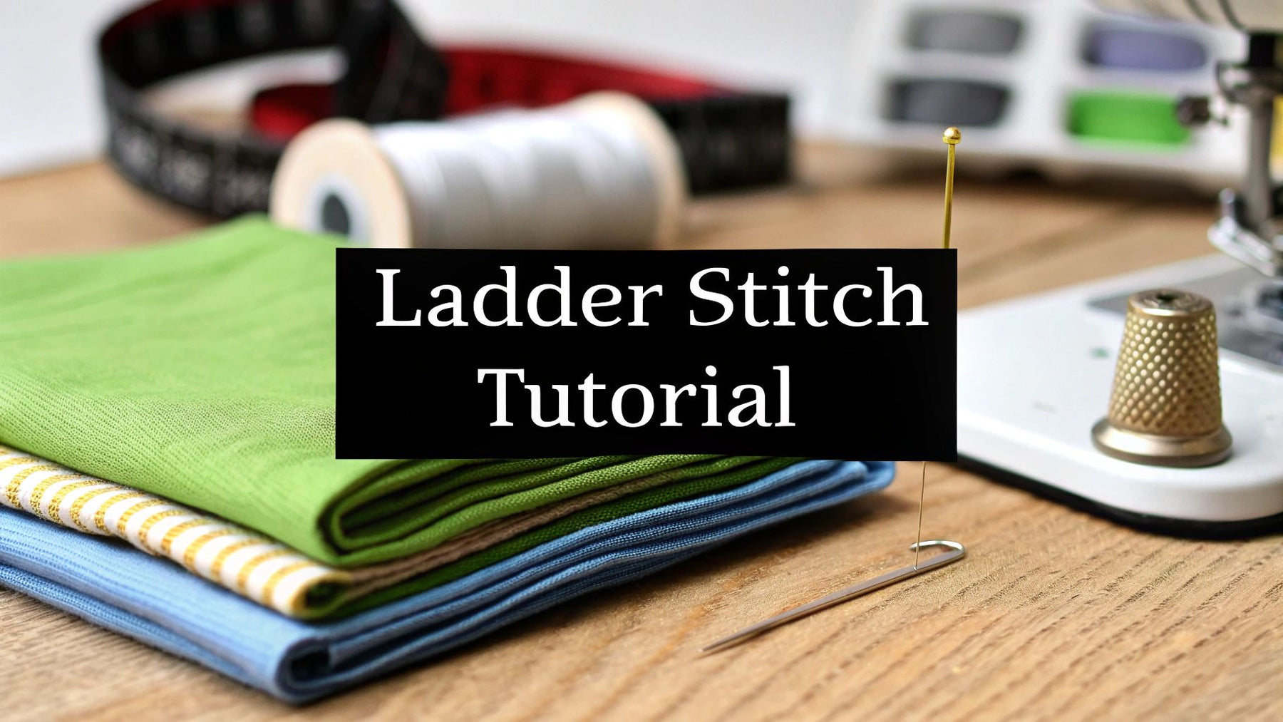 How to Sew Ladder Stitch for a Perfect Invisible Seam
