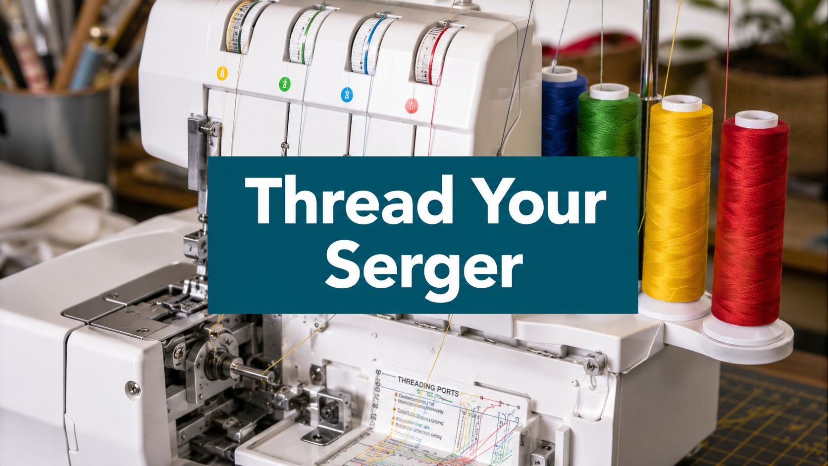How to Thread a Serger: A Beginner's Complete Guide