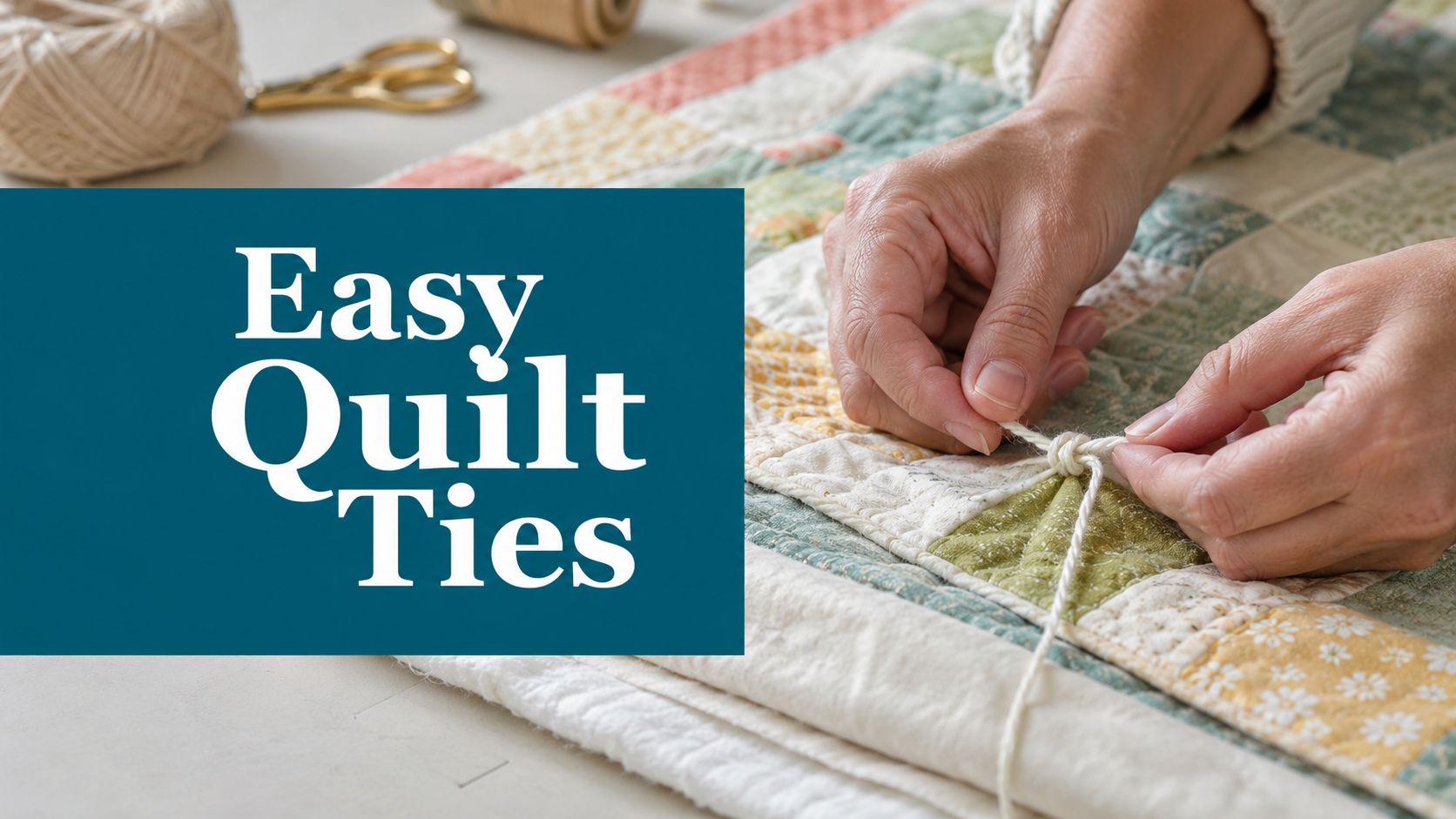 How to Tie Quilts the Easy Way