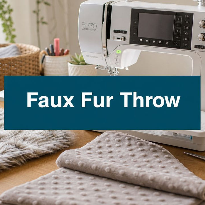 BERNINA Embroidery Machine Training: A Faux-Fur Throw Guide