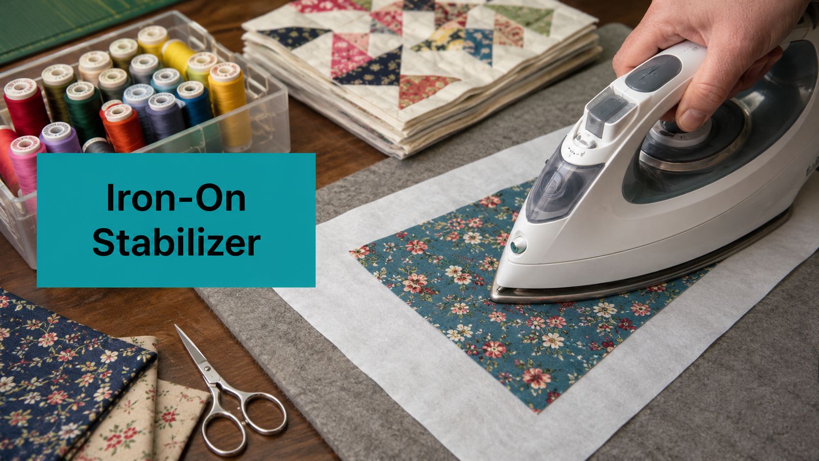 Master Iron on Stabilizer for Perfect Quilting