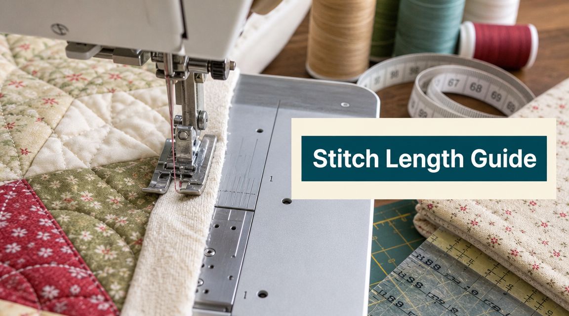 Machine Quilting Stitch Length Guide for Perfect Stitches