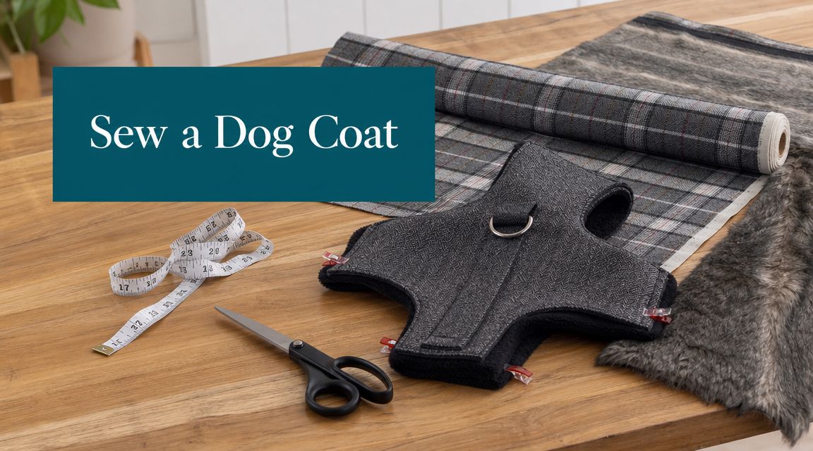 Sew a Dog Coat with Modern Quilting Fabric by the Yard