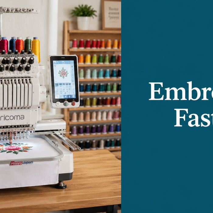 Multi-Needle Embroidery Machine for Small Business