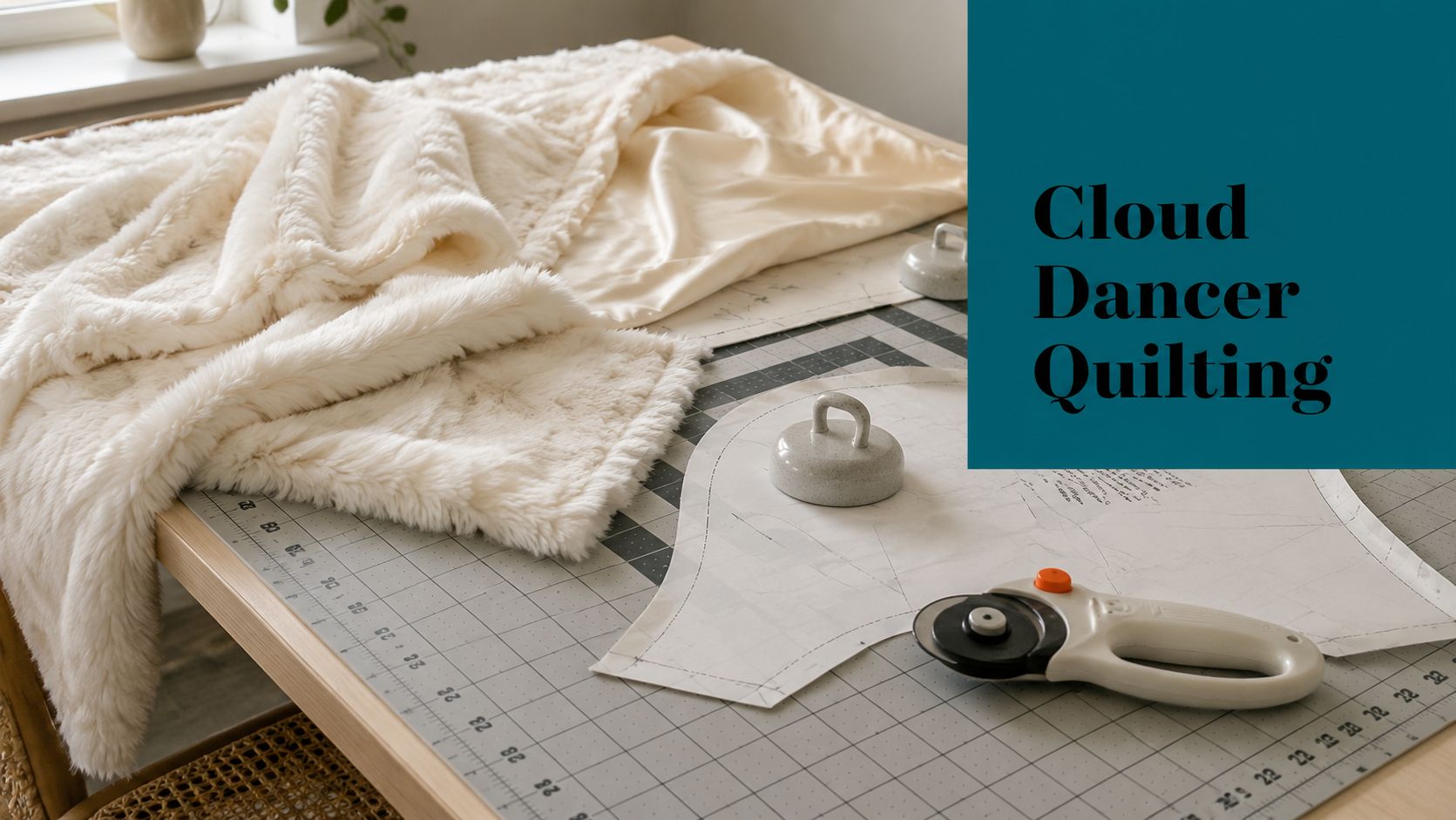 Luxurious Projects: Pantone Cloud Dancer Fabric for Quilting