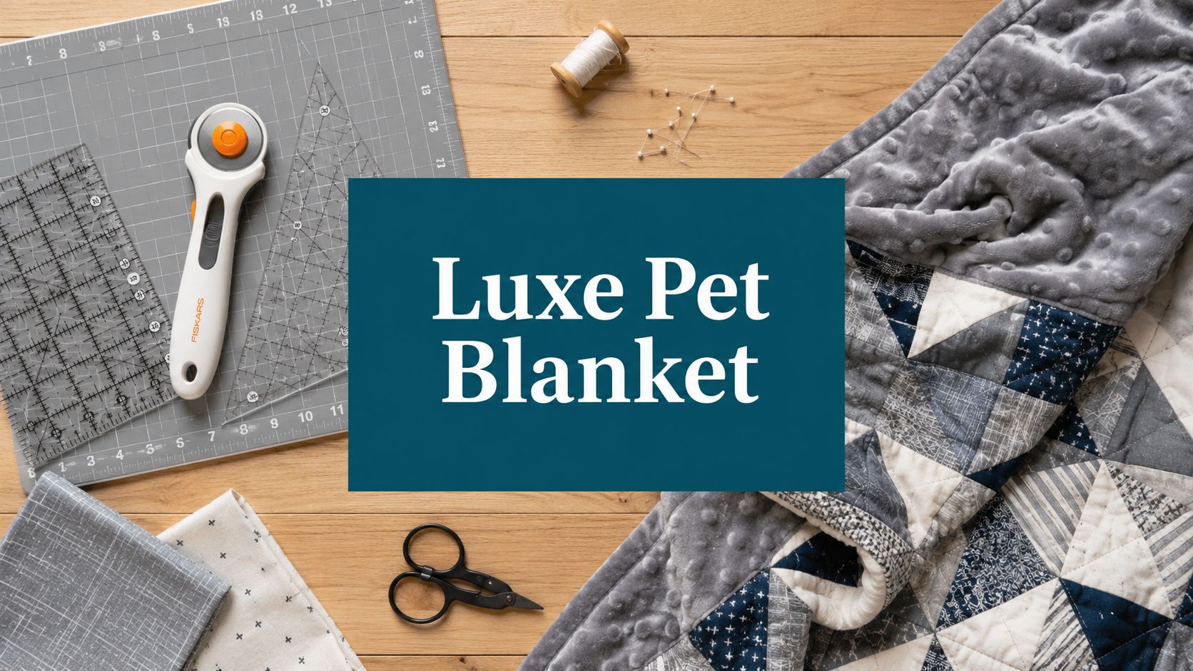 Precision Quilting Tools and Notions: Sew a Luxe Pet Blanket