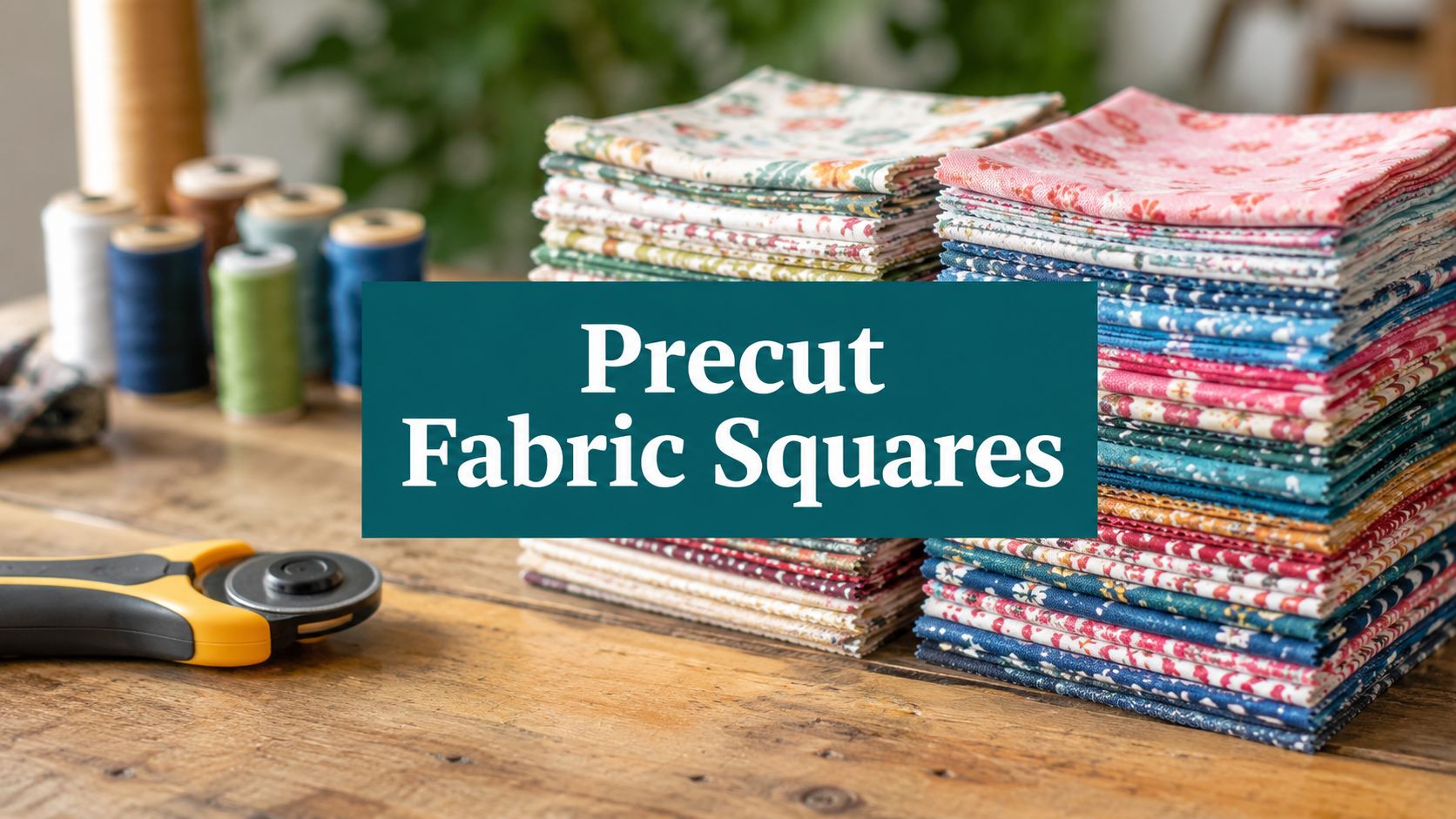 Precut Fabric Squares: A Beginner's Quilting Guide
