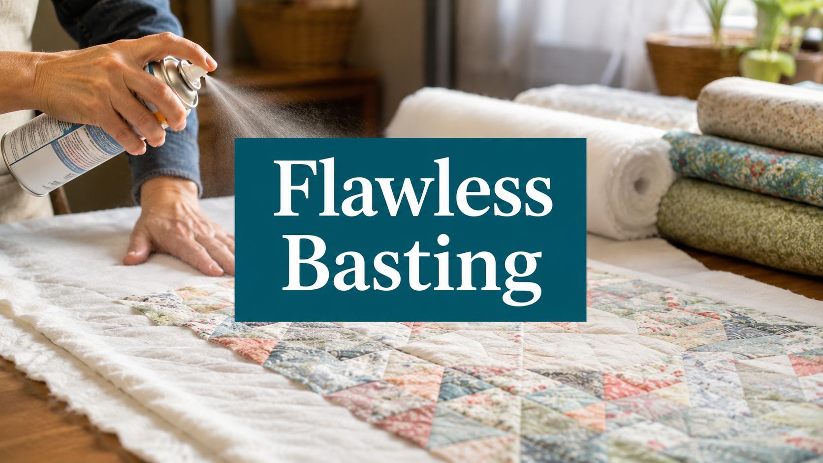 Master Quilting Spray Adhesive for Flawless Basting