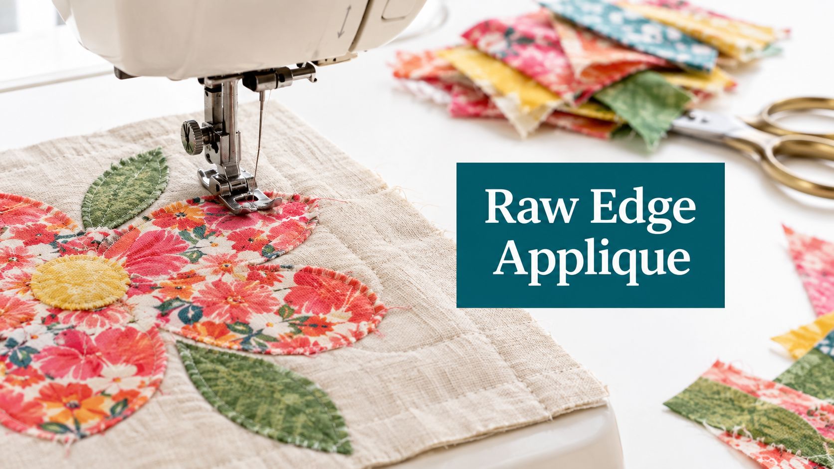 Raw Edge Applique Made Easy How to Stitch with Confidence