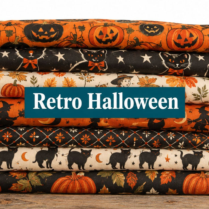 Retro Halloween Fabric Guide: Motifs, Palettes, and Projects