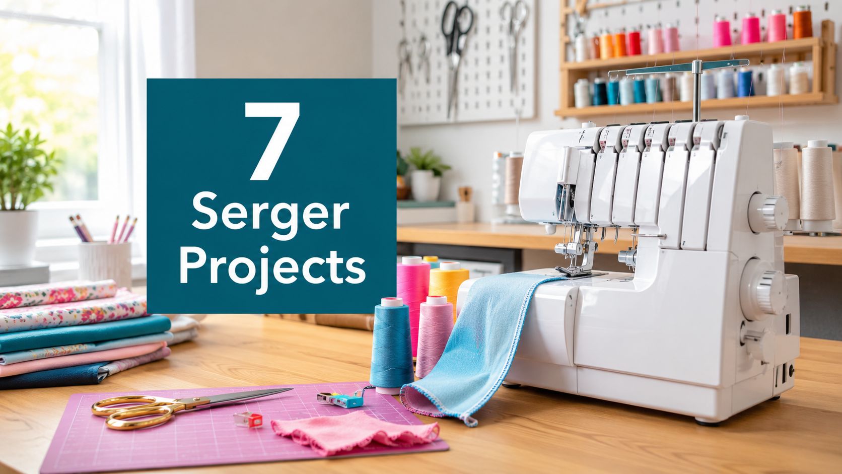 7 Serger Projects for Beginners to Try in 2026