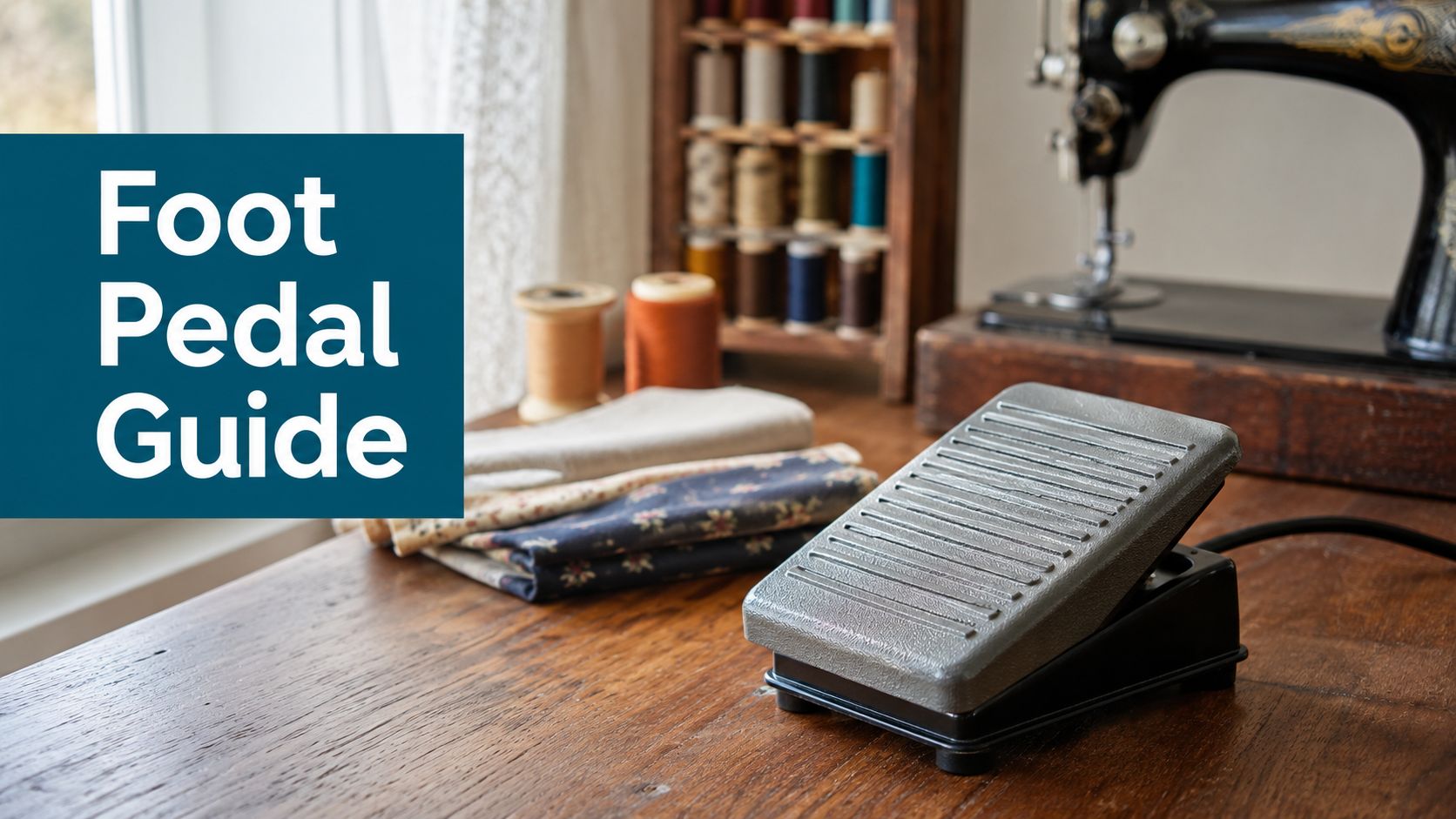 Sewing Machine Foot Pedal Guide for Every Skill Level