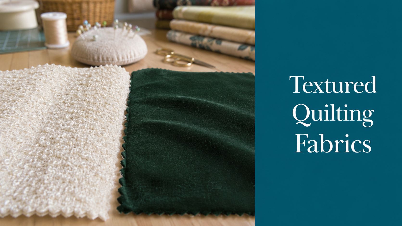 Mastering Textured Bouclé and Matte Velvet Quilting Fabrics