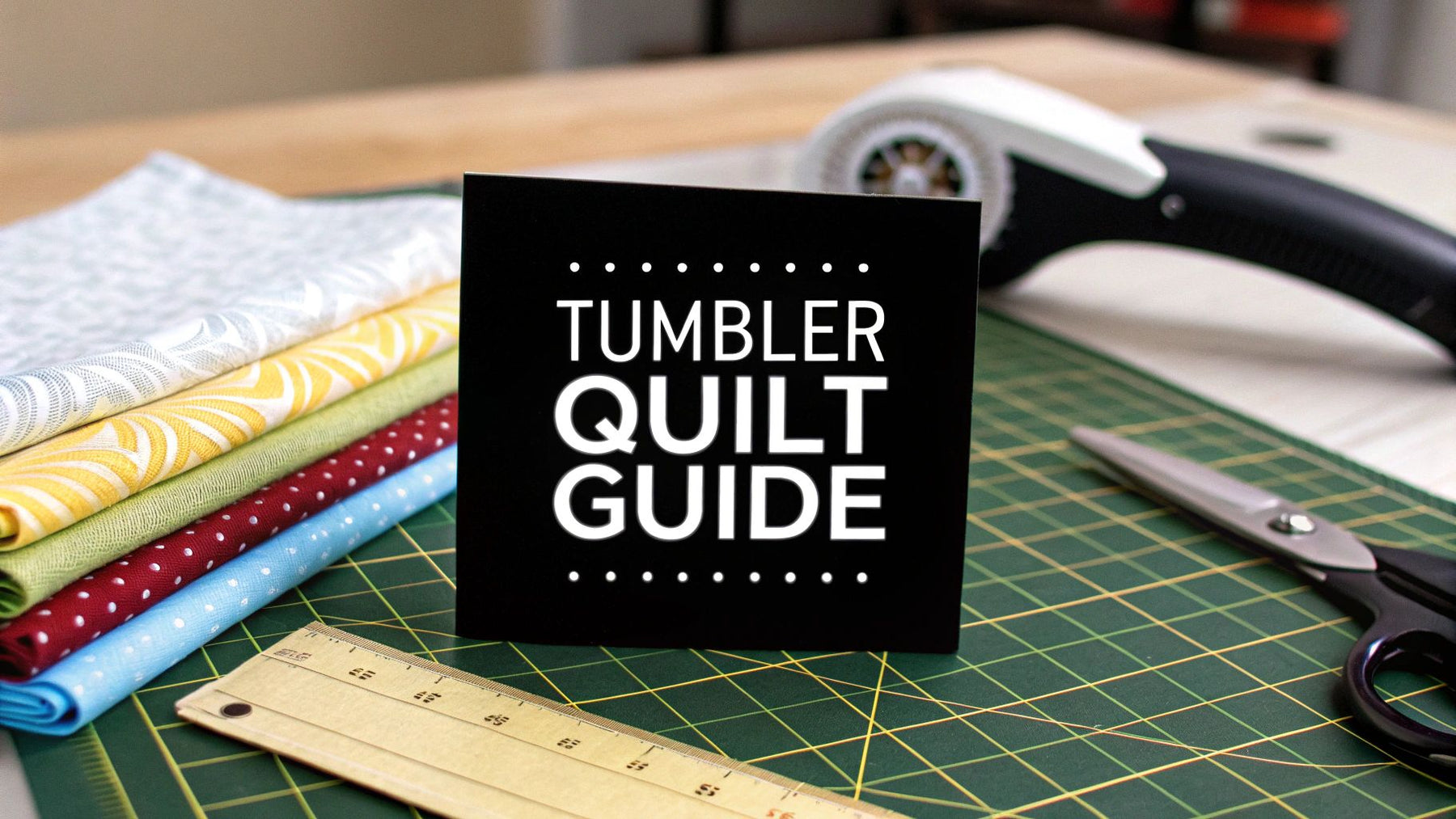 A Modern Guide to Tumbler Quilt Blocks