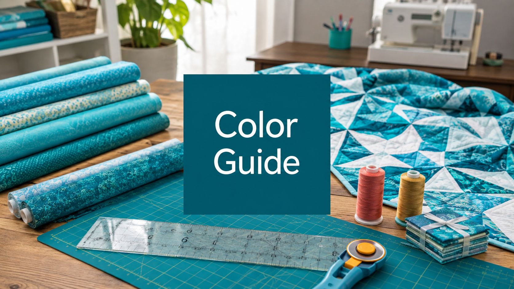 Turquoise and Teal in Quilting: A Color Guide for Makers