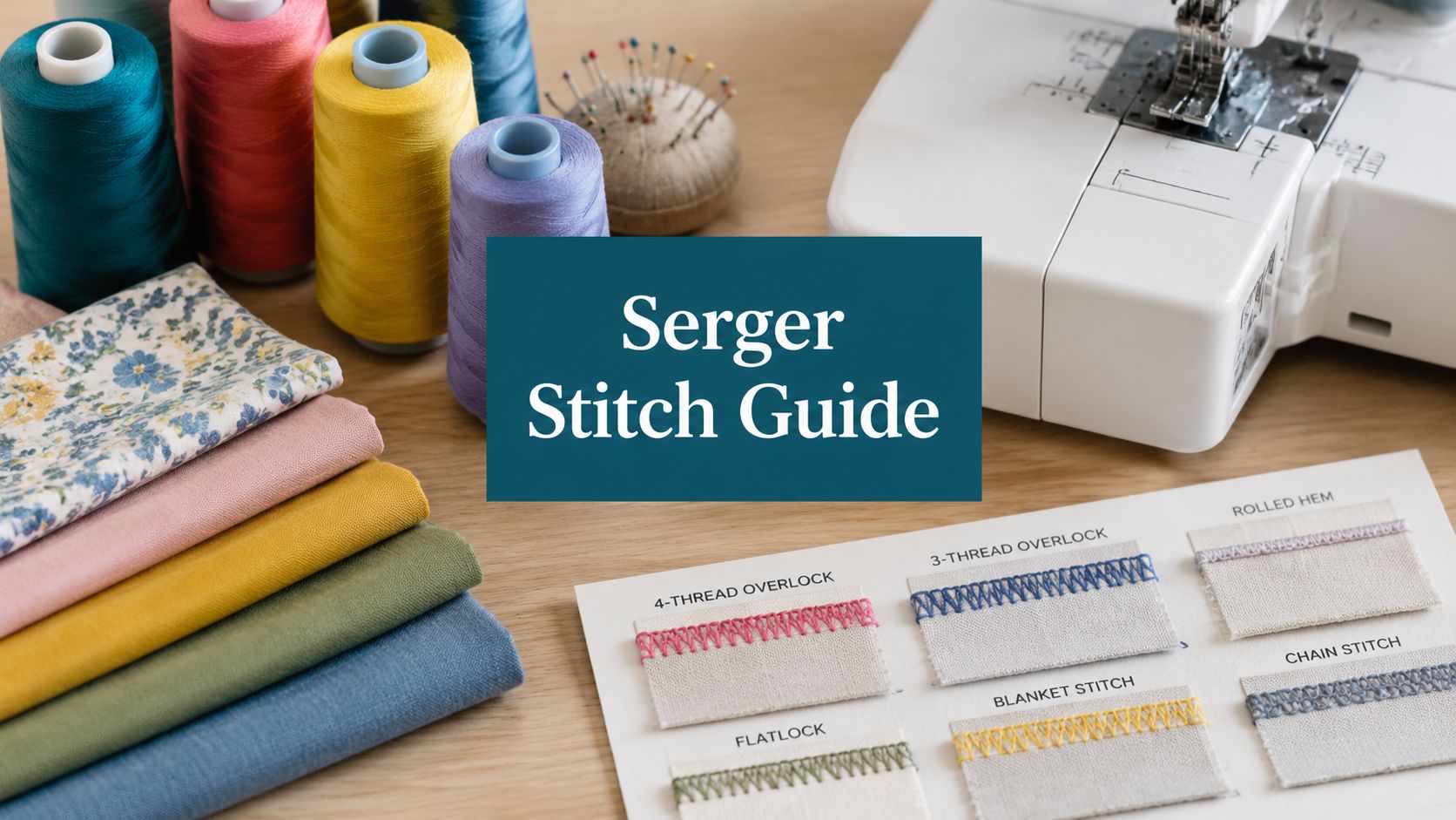 Types of Serger Stitches Complete Guide for Sewists