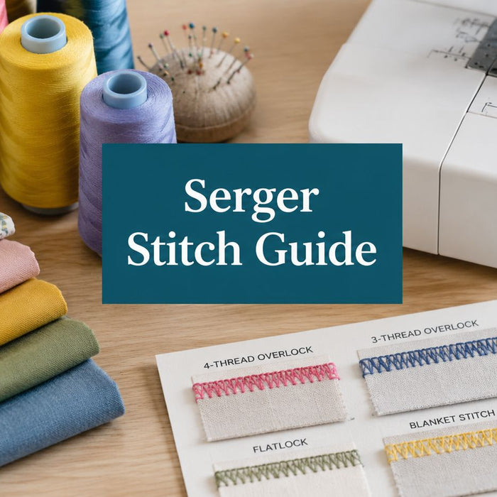 Types of Serger Stitches Complete Guide for Sewists