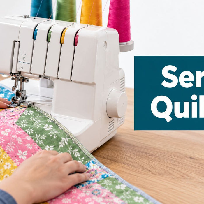 Using a Serger for Quilting How to Piece and Finish Faster