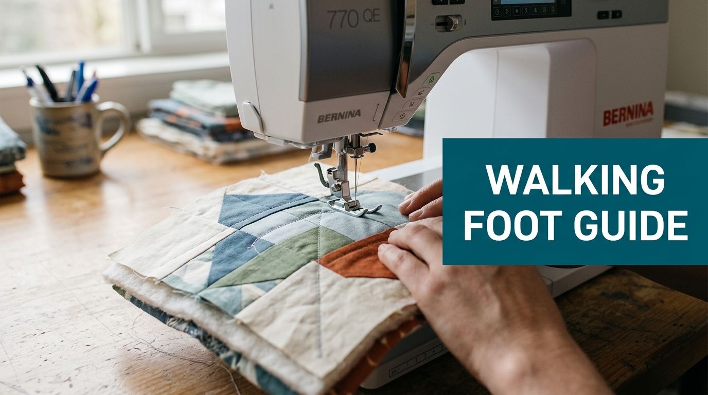 What Is a Walking Foot? a Quilter's Essential Guide