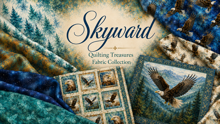 Quilting Treasures - Skyward Fabric Line