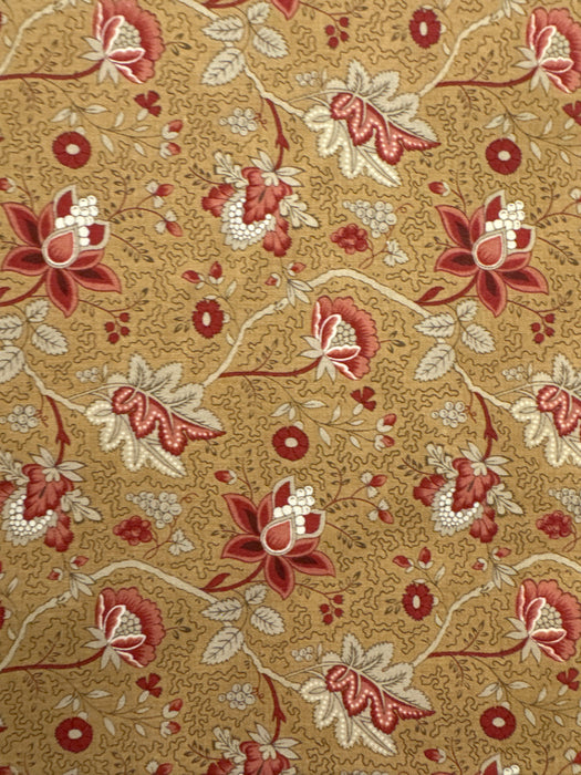 MO French General Chateau De Chantilly Tan Floral