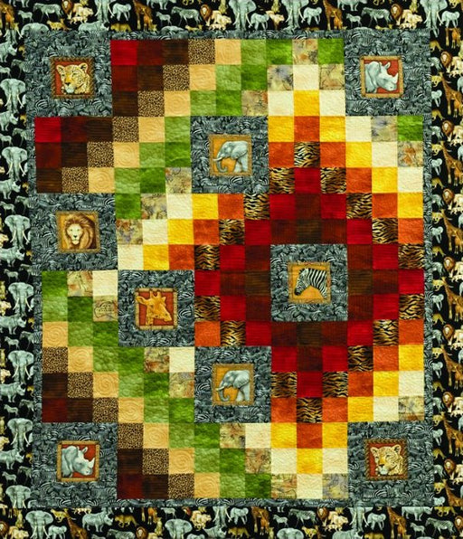 Jungle Nine Patch Pattern