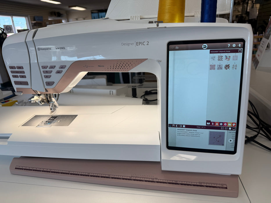 Husqvarna Viking Designer Epic 2 Sewing and Embroidery Machine - Preciously Loved