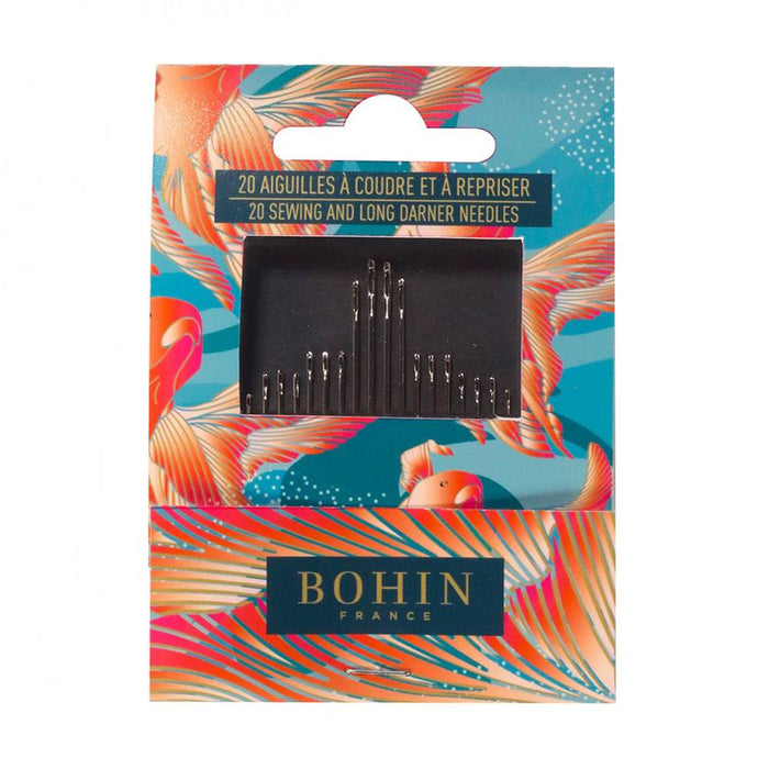 Bohin Red Fish Assorted Sewing and Long Darner Needles 20ct