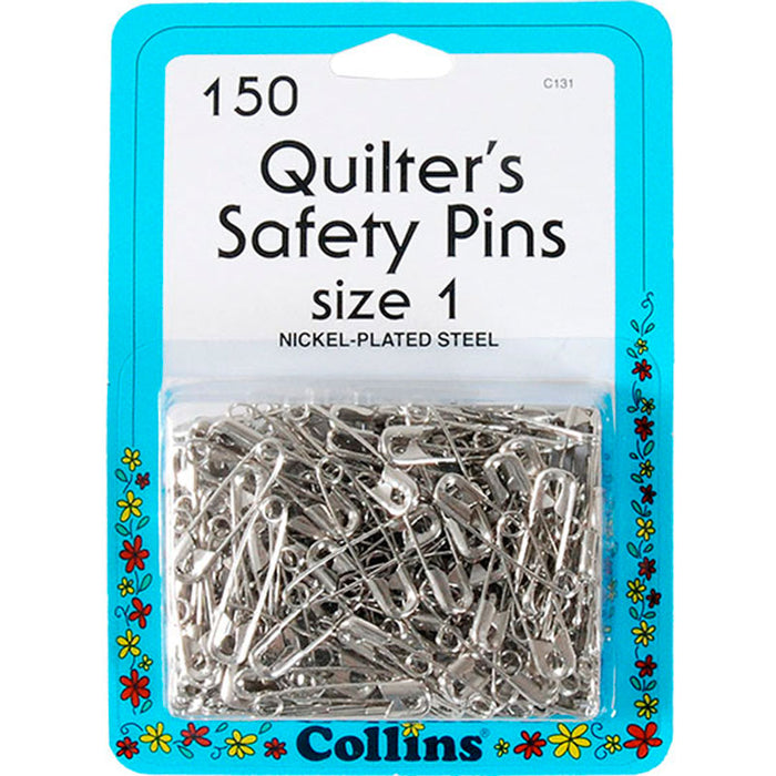 Collins Quilter's Safety Pins Size 1