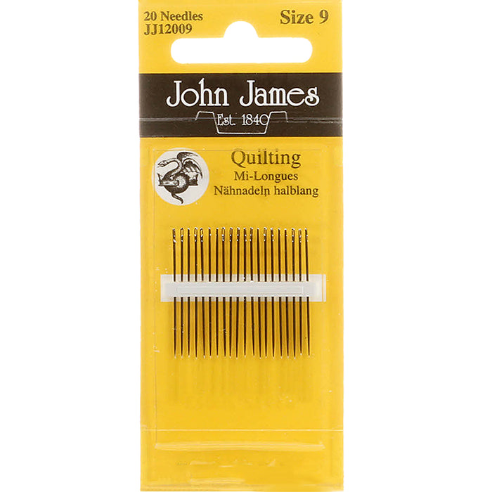 John James Quilting Needles Size 9 20ct