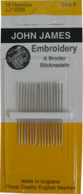 Embroidery Hand Needle Sz 8
