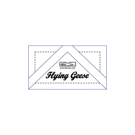 Bloc Loc Flying Geese Square Up Ruler 1 x 2
